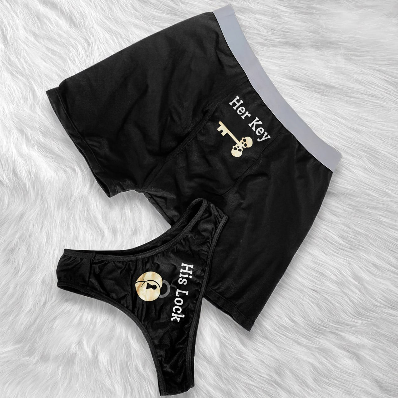 Funny Naughty Matching Couple Underwear Anniversary Gifts – Wonder