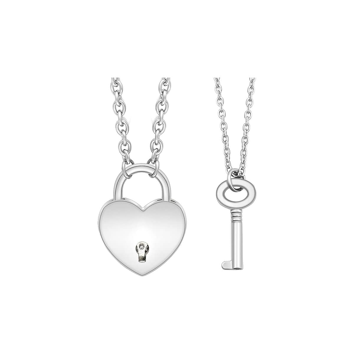 Heart Lock Key Pendant Necklaces, Meaning Anniversary Gift For Her For Him. His Lock and Her Key design symbolizing enduring love. Crafted with high-quality materials, perfect for any occasion. Wonder Skull Heart Lock Key Pendant Necklace, ideal anniversary gift for both him and her. Elevate your date night look with Wonder Skull sleepwear and lingerie.