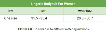 Lingerie Bodysuit For Women, Hollow Out Open Bra Set