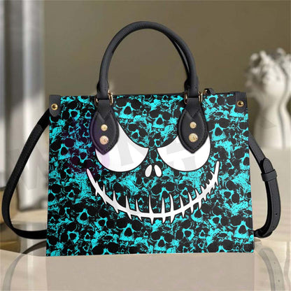Wonder Skull structured tote bag solves the "I can't find anything in my bag" problem. The aoomy interior fits your tablet, phone, wallet, water bottle, umbrella, and cosmetics — without the overstuffed look. Multiple interior pockets keep everything organized, so you're never digging around at checkout. Reinforced rivet corners and quality metal hardware ensure the bag holds up to daily use. Whether you're heading to work, running errands, or catching a flight, this tote keeps you looking put-together.
