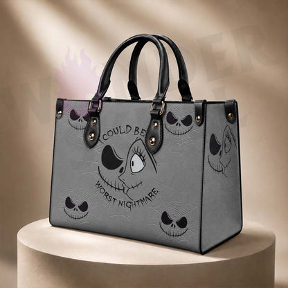 Wonder Skull structured tote bag solves the "I can't find anything in my bag" problem. The aoomy interior fits your tablet, phone, wallet, water bottle, umbrella, and cosmetics — without the overstuffed look. Multiple interior pockets keep everything organized, so you're never digging around at checkout. Reinforced rivet corners and quality metal hardware ensure the bag holds up to daily use. Whether you're heading to work, running errands, or catching a flight, this tote keeps you looking put-together.
