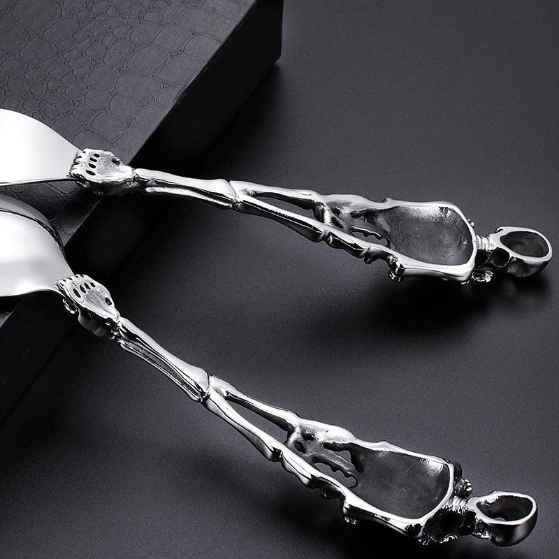 Metalhead Steel Skull Rebel Dining Set - Wonder Skull