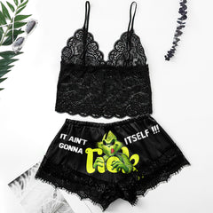 Playful and trendy Aint Gonna Collection lingerie set for a comfortable sleep in style to boost your confidence and style.