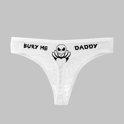 Wonder Skull Funny and Chic Women's Thongs Pack is perfect for anyone who doesn't take life too seriously. Each pair combines playful humor with gothic-inspired graphics, making them both comfortable and conversation-worthy. The soft ribbed fabric feels great all day, while the variety of colors gives you options for any occasion. Whether for yourself or as a gift, these thongs prove that comfort and personality go hand-in-hand.