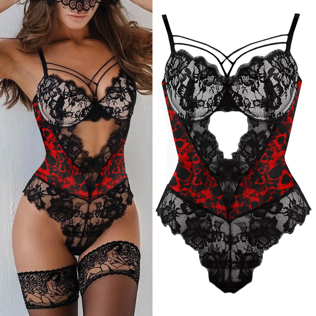Dark skull underwear set  KF70561
