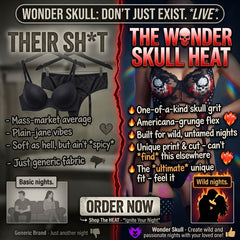 red lingerie set featuring a skull print design. The set includes a mesh bra with underwire cups adorned with floral accents, a matching thong, and garters for a flirtatious touch. Made of lightweight and durable polyester material. Perfect for adding a touch of style and sensuality to your wardrobe.