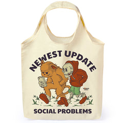 Newest Update Social Problems - Premium Tote Bag