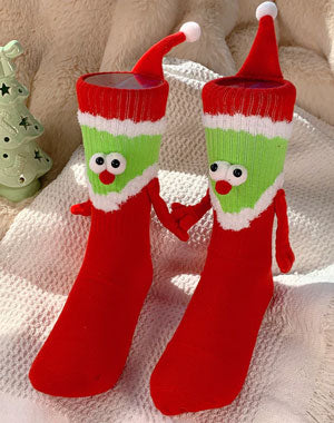 Baby Cute Hand in Hand Socks Magnetic Couple Anniversary Gift