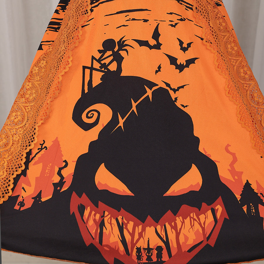 Wonder Skull Women's Lace Babydoll in Orange combines comfort, elegance, and style. Made from soft lace with adjustable straps, it flatters all body types and works as romantic lingerie or stylish sleepwear. A durable, chic addition to your wardrobe.