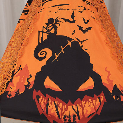 Wonder Skull Women's Lace Babydoll in Orange combines comfort, elegance, and style. Made from soft lace with adjustable straps, it flatters all body types and works as romantic lingerie or stylish sleepwear. A durable, chic addition to your wardrobe.