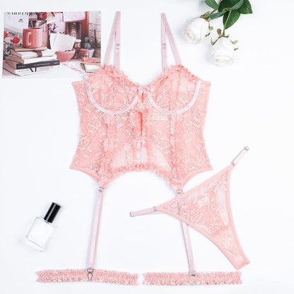 Women's Lingerie Set, Seductive 2 Piece Bra Underwear Outfit