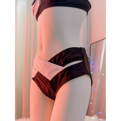 Wonder Skull Bikini 2 Piece Set High Waist Cross Strap Swimsuit combines comfort and style with its soft, stretchy fabric and flattering high-waisted design. Featuring unique cross-strap accents and adjustable straps for a perfect fit, it’s made for all body types and ideal for enjoying shared moments by the water or outdoors.