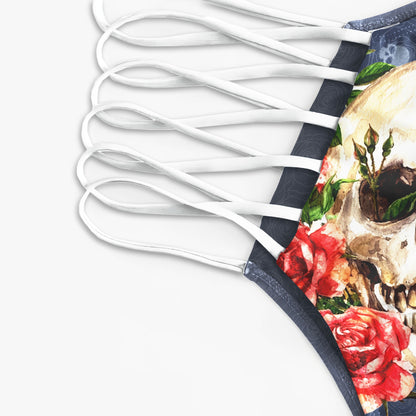 Wonder Skull Women's Bikini combines comfort, style, and confidence with its cheeky skull flower design, quick-drying fabric, and adjustable straps for a perfect fit. Featuring a flattering high-waisted bottom and playful skull print, it’s the ideal swimwear for standing out this summer.