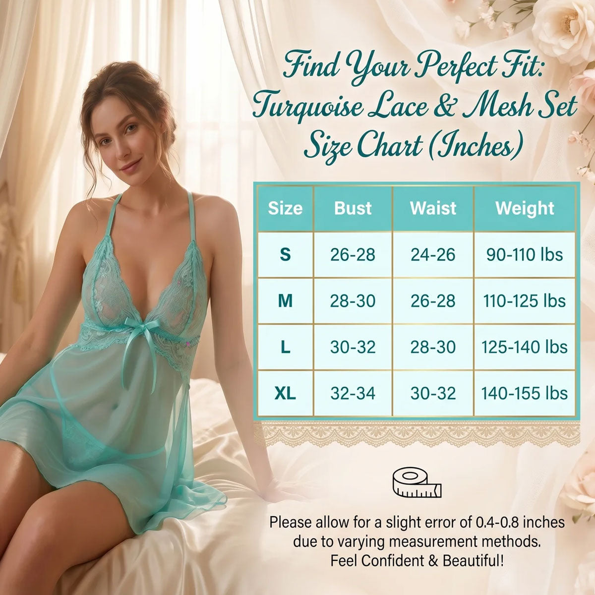 Stay cool and confident in the Wonder Skull Mint Lace Sleepwear Set. The breathable mesh moves with you, while the soft lace cups are gentle on your skin. An open back provides extra airflow to keep you from overheating. With adjustable halter straps for a custom fit and a flattering A-line skirt, this set includes a matching thong to complete the look.