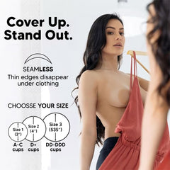 Wonder Skull Silicone Nipple Covers offer a comfortable, reusable alternative to bras with a smooth, invisible finish. Perfect for any outfit, they stay secure for up to 12 hours, resist heat and humidity, and suit all cup sizes.