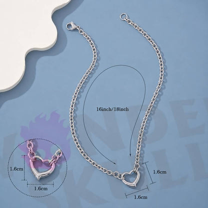 Stronger than words — the Wonder Skull Stainless Steel Heart Day Collar Necklace is a quiet symbol of connection. The subtle 1.6 × 1.6 cm open-heart centerpiece carries deep meaning. Built from solid stainless steel, it won't tarnish, rust, or fade. Available in 16" or 18" adjustable lengths, with a lobster clasp and polished silver-tone finish for effortless daily wear. A private promise, beautifully kept.