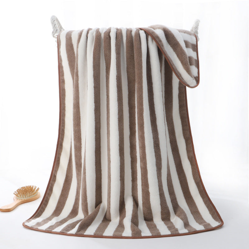 Upgrade your beach day with the Wonder Skull Striped Beach Towel! Made from soft, quick-drying cotton terry, this teal and white striped towel is stylish, comfortable, and perfect for lounging, sunbathing, or drying off. Lightweight, durable, and large enough to stretch out on, it’s a must-have for your next trip to the beach, pool, or lake!