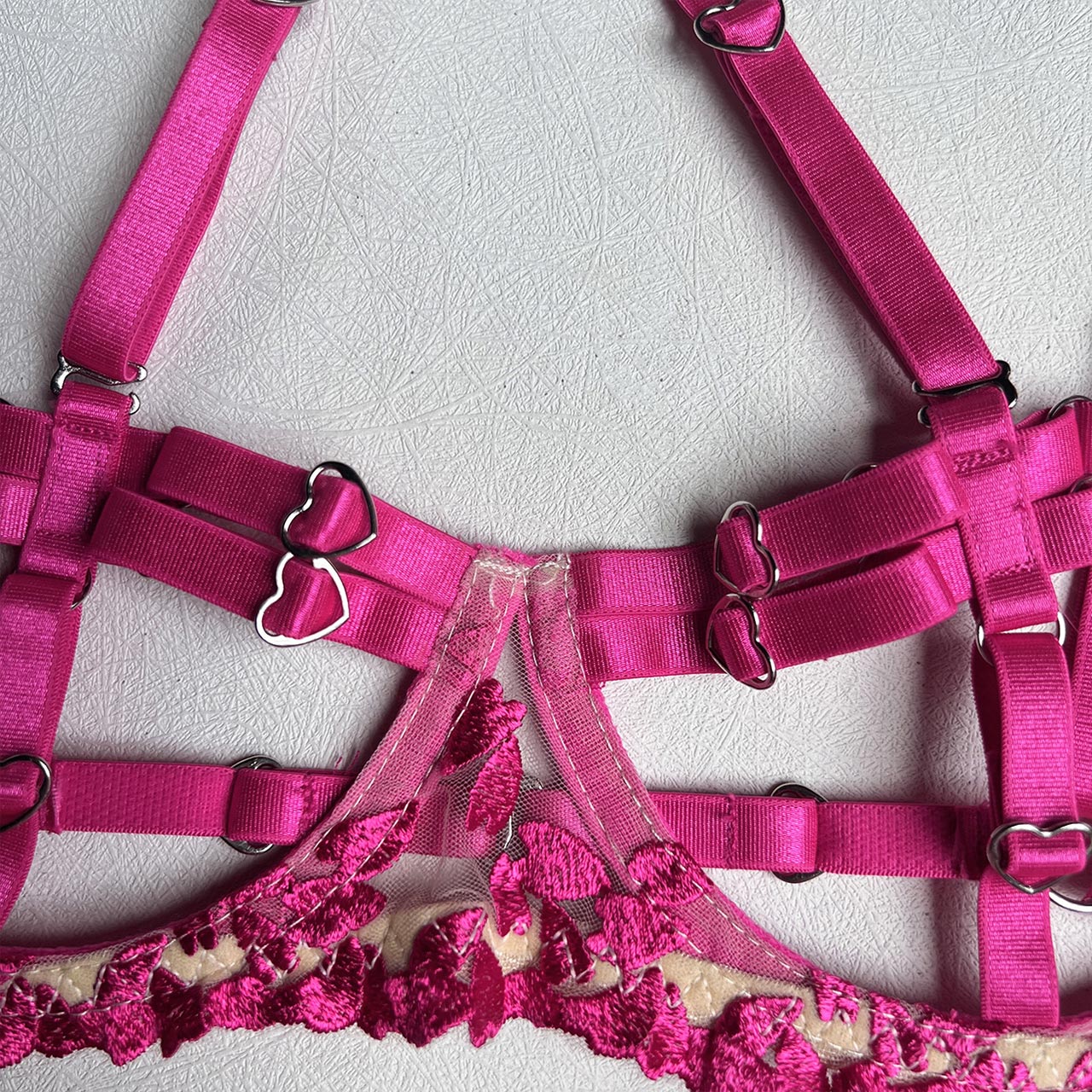 Women's Lingerie Set with Sensual Open Garter Belt, Bra, and Panty from Wonder Skull Store. Meticulously crafted to bring an air of intrigue and romance into your intimate moments. Designed to accentuate feminine curves for an irresistibly attractive look. Made from lightweight, breathable materials for extended comfort. Easy-to-wear and remove garter straps for practicality and sexiness. Versatile ensemble to mix and match for numerous stylistic expressions.