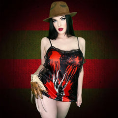 Wonder Skull Women's Nightgown combines comfort, style, and spooky charm with silky fabric, soft lace, adjustable straps, and glow-in-the-dark accents. Perfect for lounging, sleepwear, or gifting, it's a must-have for fans of gothic fashion and special occasions like Halloween or anniversaries.