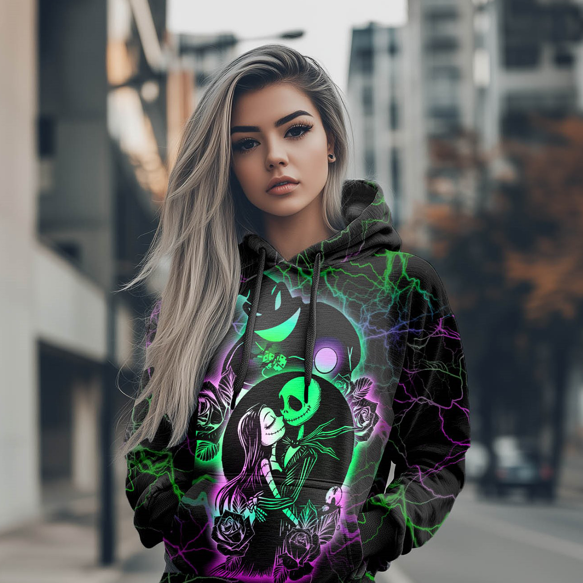 Stay stylish and comfy with the Wonder Skull Women's Lingerie Set. Featuring gothic-inspired designs, ultra-soft fabric, and a cheeky hoodie, it's perfect for sleep or lounging!