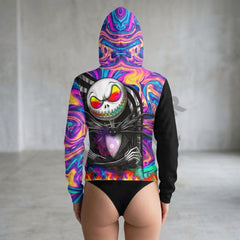 Wonder Skull Women's Sleepwear Set combines bold psychedelic pop art with comfort and durability. Made from soft, high-quality fabric, this vibrant hoodie is perfect for casual wear or adding unique flair to your wardrobe.