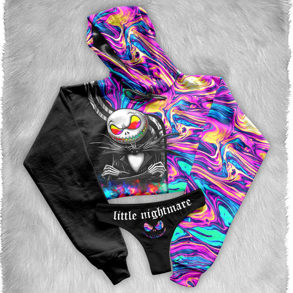 Wonder Skull Women's Sleepwear Set combines bold psychedelic pop art with comfort and durability. Made from soft, high-quality fabric, this vibrant hoodie is perfect for casual wear or adding unique flair to your wardrobe.