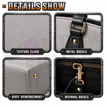 Wonder Skull structured tote bag solves the "I can't find anything in my bag" problem. The roomy interior fits your tablet, phone, wallet, water bottle, umbrella, and cosmetics — without the overstuffed look. Multiple interior pockets keep everything organized, so you're never digging around at checkout. Reinforced rivet corners and quality metal hardware ensure the bag holds up to daily use. Whether you're heading to work, running errands, or catching a flight, this tote keeps you looking put-together.