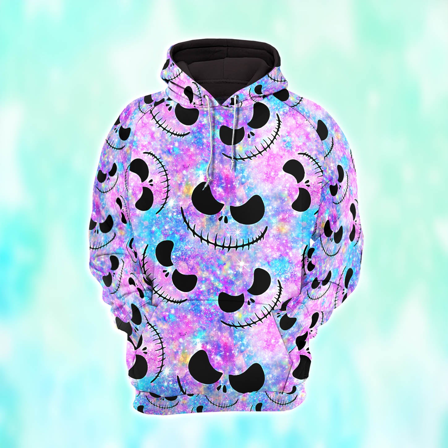 Galaxy Little Nightmare Combo Hoodie and Leggings - Dark and edgy matching set with skull designs for a unique and stylish look