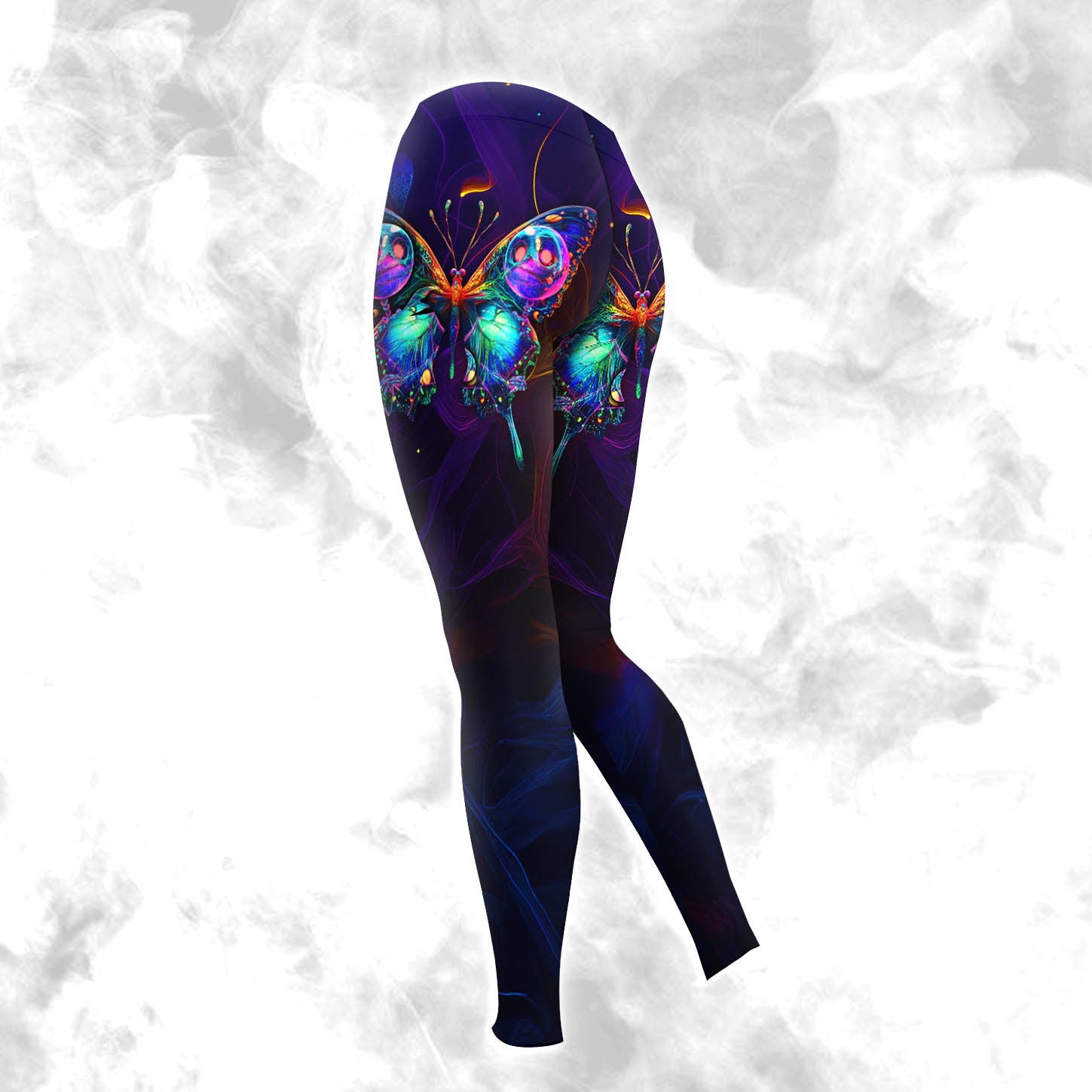 Women Hoodie and Leggings, Abstract Skull Butterfly Outwear Pants Outfit