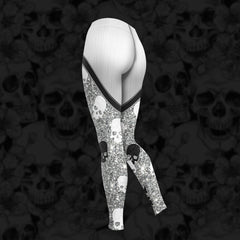 Women Hoodie and Leggings, Metal Skeleton Glitter Outwear Pants Outfit