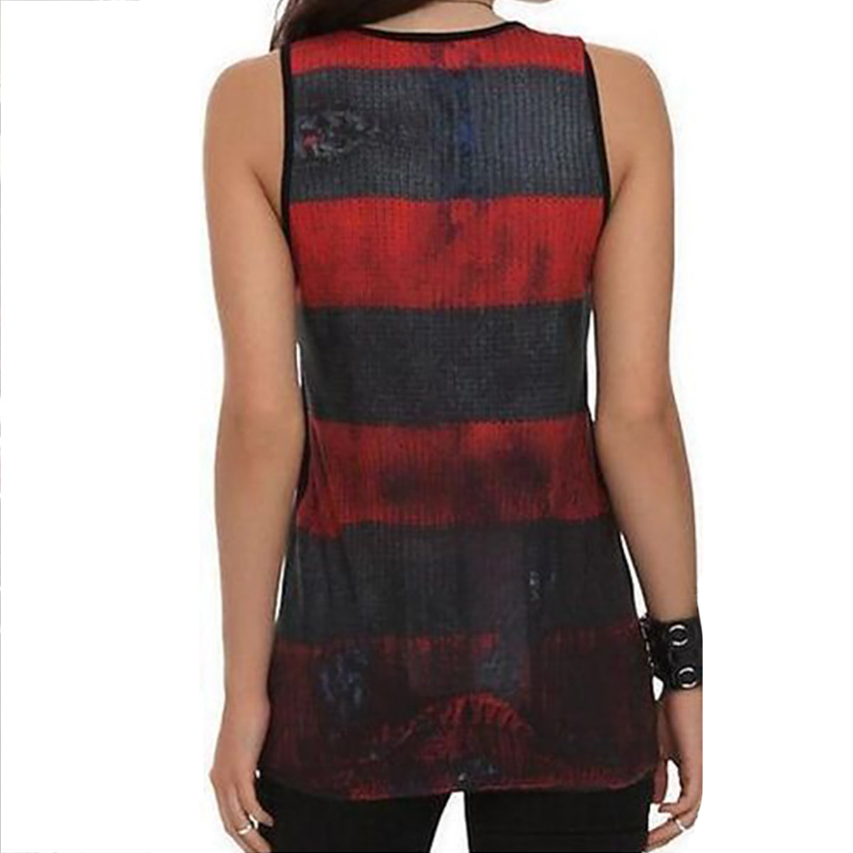 Horror Halloween Cut Out Tank Top - Wonder Skull