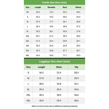Women Hoodie and Leggings, Neon Purple Skull Rose Outwear Pants Outfit