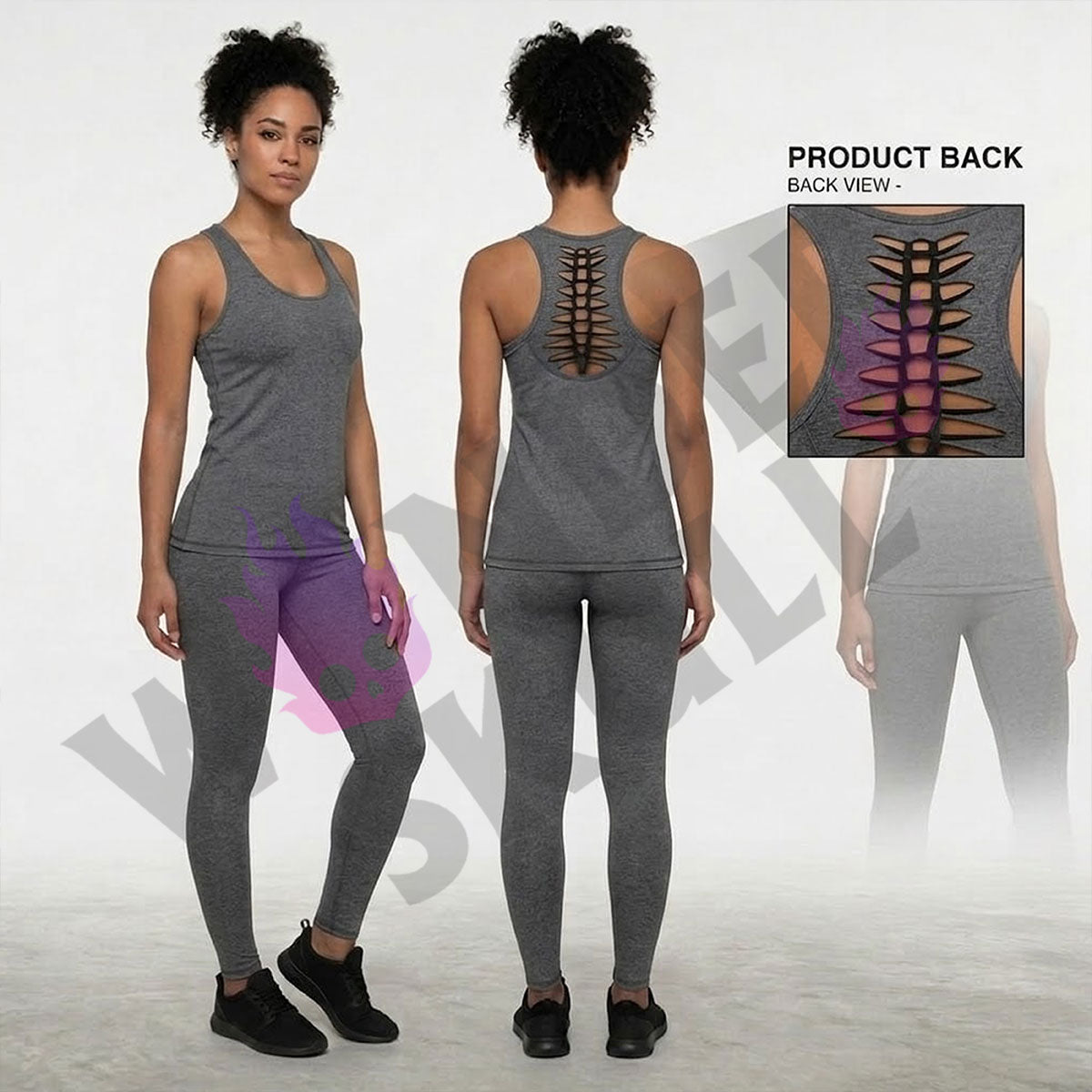 Scarlet Shadow Skulls Tanktop and Leggings