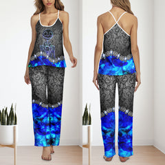 Abstract Diamond Art Pajamas Sets For Women Sleepwears Combo