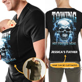 Towing Skull Punkrock Style Cool Tshirt For Father's Day Gift - Wonder Skull