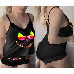 Glowing Skull Gothic Sleepwears Sets - Wonder Skull