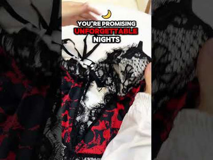 Wild Chaos Sweet Lingerie Pajama Sleepwear Set