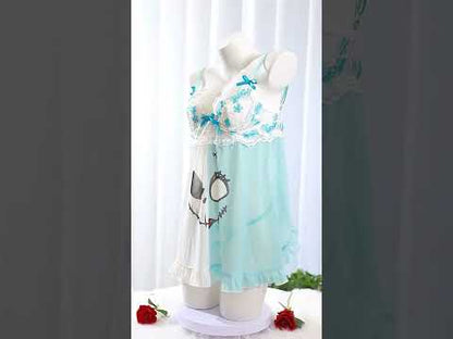 Dark Moon Romance Nightgown Sleepwear Babydoll Set