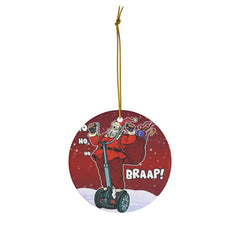 Funny Father Christmas Ceramic Ornaments - Wonder Skull