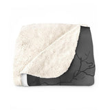 Skull Night Moon Sherpa Fleece Blanket - Wonder Skull