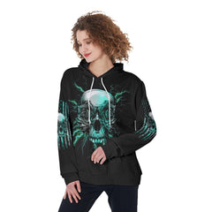 They Whispered To Her You Cannot Withstand The Storm Funny Hoodie For Women - Wonder Skull