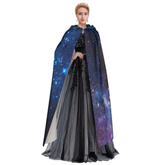 Galaxy Skull Butterfly Hooded Cloak - Wonder Skull