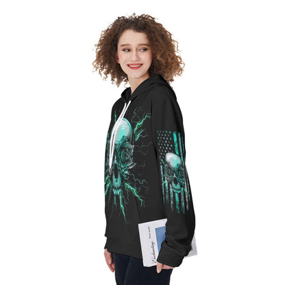 They Whispered To Her You Cannot Withstand The Storm Funny Hoodie For Women - Wonder Skull