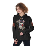 Don't Try To Figure Me Out Funny Hoodie For Women - Wonder Skull