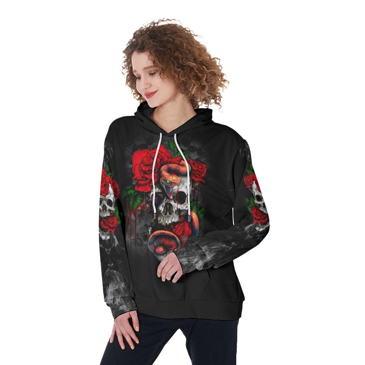 Don't Tell Me What To Do Funny Hoodie For Women - Wonder Skull