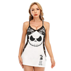 The Little Nightmare Black Lace Sleepwears Babydol Dresses - Wonder Skull