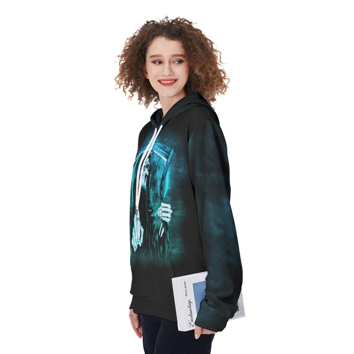 Tread Carefully Muthafuka Skull Funny Hoodie For Women  - Wonder Skull