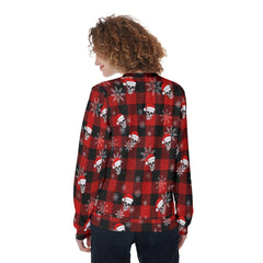 Skull Buffalo Plaid Heavy Fleece Sweatshirt - Wonder Skull