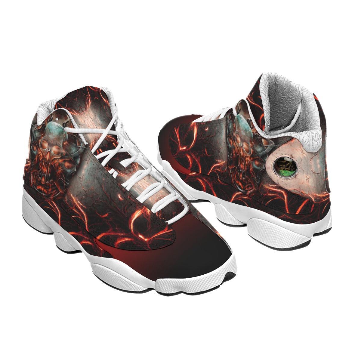 Skull Metal Lava Men's Sneaker Shoes - Wonder Skull