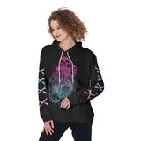Colorful One Day I'm Gonna Just Say Fuck It All Funny Hoodie For Women - Wonder Skull